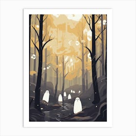 Ghosts In The Woods 1 Art Print