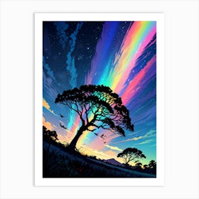 Leonardo Anime Xl Colour Shines In A Dazzling Display Of Brill 0 (2) Art Print