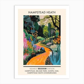 Hampstead Heath London Parks Garden 2 Art Print