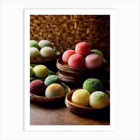 Asian Desserts Art Print