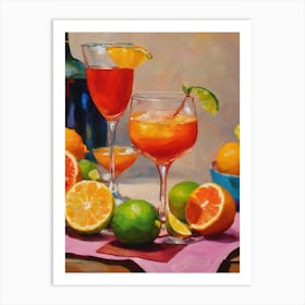 Oranges And Limes Art Print