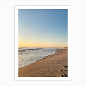 Sunset On The Beach 3 Art Print