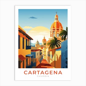 Colombia Cartagena Travel Art Print