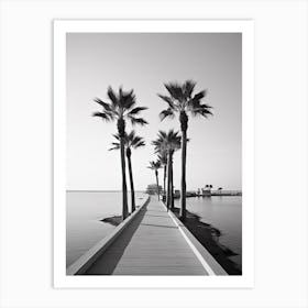Hurghada, Egypt, Black And White Photography 3 Art Print