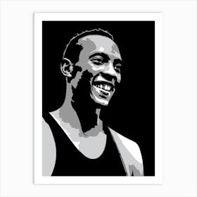 Jesse Owens Art Print