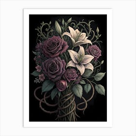 Bouquet Of Roses 4 Art Print