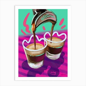 Coffee Lovers 2 Art Print
