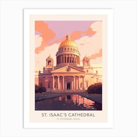 St Isaac S Cathedral St Petersburg Russia Travel Poster Art Print