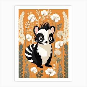 Baby Animal Illustration  Skunk Art Print