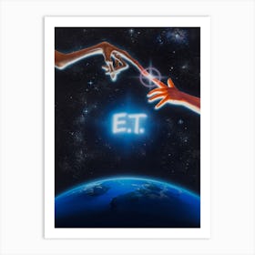 E.T. ET the Extra-Terrestrial Art Print