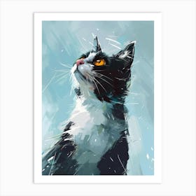 Cat Painting 8 Art Print