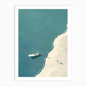 Sand And Sea 2 Art Print