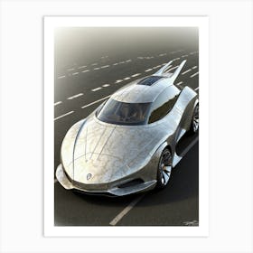 Futuristic Car Art Print