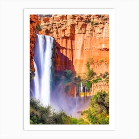 Ouzoud Falls, Morocco Majestic, Beautiful & Classic (1) Art Print