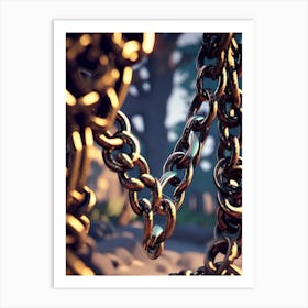 Chained Chains Art Print