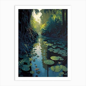 Lily Pond Art Print