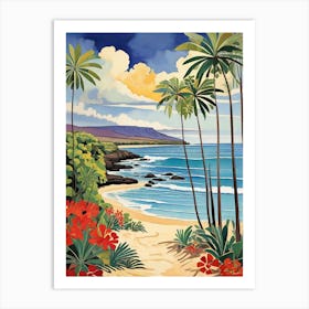 Hawaiian Beach 2 Art Print