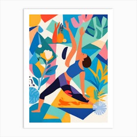 practice yoga Art Print