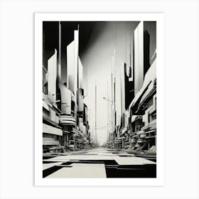 Futuristic City Art Print