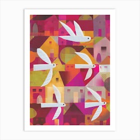 Bird Town Art Print