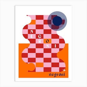 Negroni Art Print