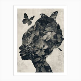 Butterfly Portrait Art Print