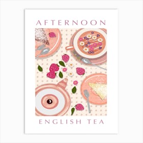 Afternoon English Tea Art Print
