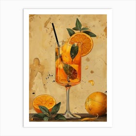 Aperol Spritz Orange 114 Art Print