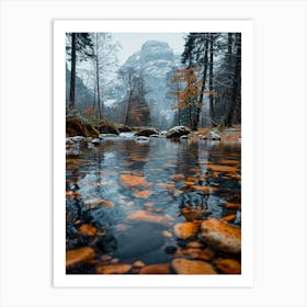 Autumn In The Mountains Art Print