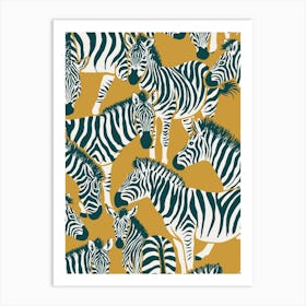 Avant Zebra Art Print