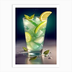 Iced Lemonade 7 Art Print