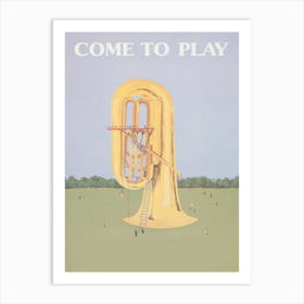 Come To Play Art Print