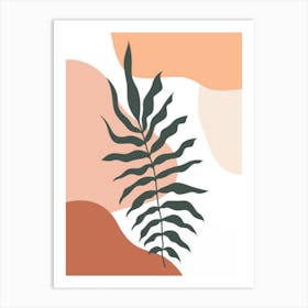 Abstract Of A Leaf 1 Art Print