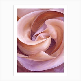 Abstract Rose 2 Art Print