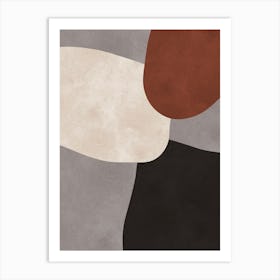 Expressive geometric shapes 5 Art Print