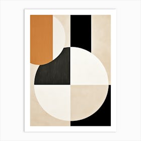 Abstract Circles, Bauhaus 1 Art Print