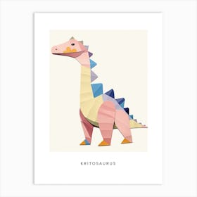 Nursery Dinosaur Art Kritosaurus 1 Poster Art Print