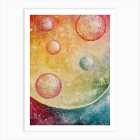 Abstract - Spheres Art Print