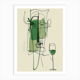 Wine Glass 4 Art Print