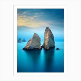 Rock Formations In The Sea 1 Art Print