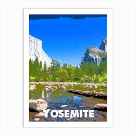 Yosemite, National Park, Nature, USA, Wall Print, Art Print