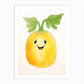 Friendly Kids Squash Art Print