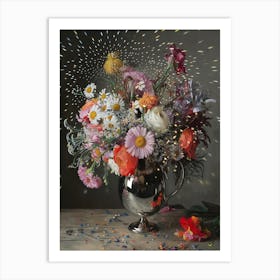 Flowers In A Vase 3 Art Print