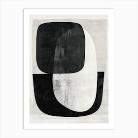 Quito Stone Park Bauhaus Minimalist Art Print