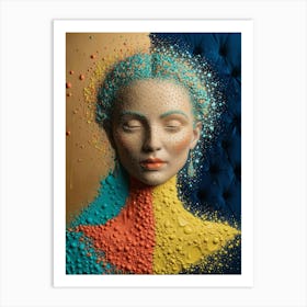 Abstract Of A Woman 8 Art Print