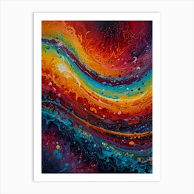 Rainbow Painting Art Print