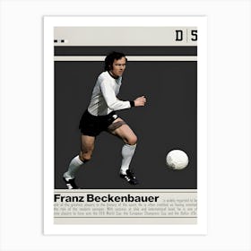 Franz Beckenbauer Art Print