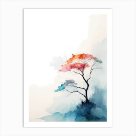 Watercolor Tree Art Print