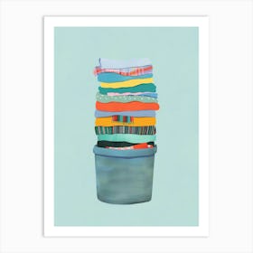 Laundry Basket 10 Art Print