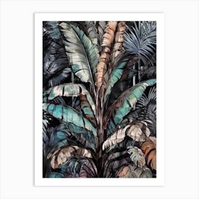 Tropical Jungle nature forest botany 2 Art Print